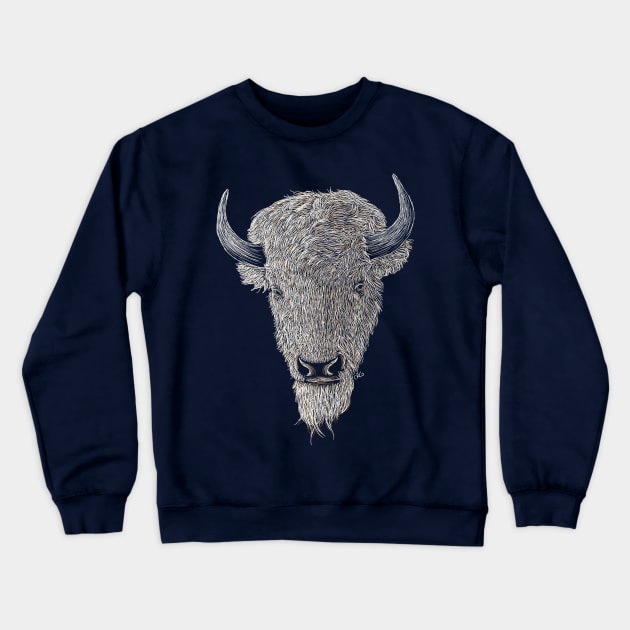 American Buffalo Crewneck Sweatshirt by Walking in Nature